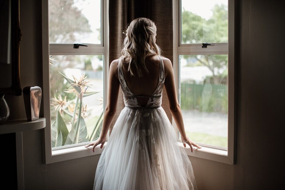 Window rustic vibe bride