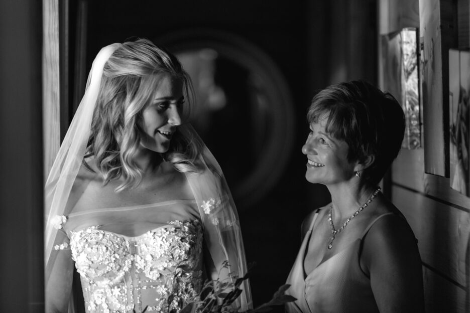 Bride with mother of the bride
