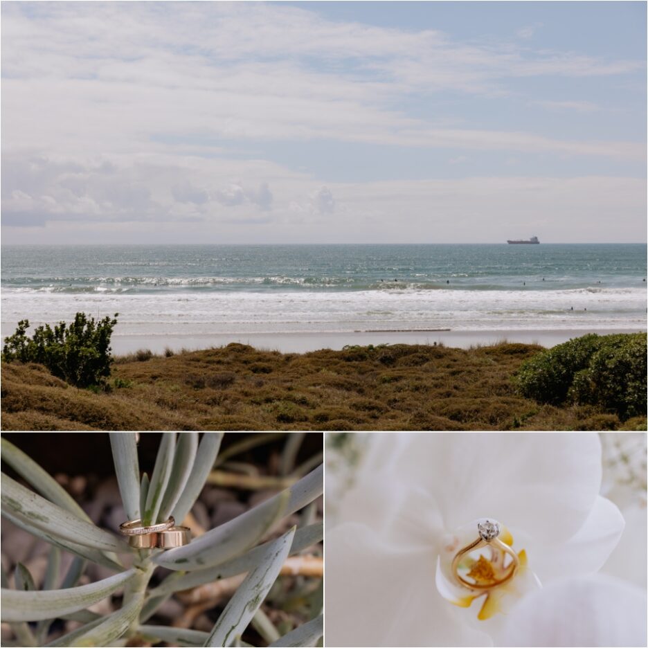 Mount Maunganui Beach, Wedding and engagement rings