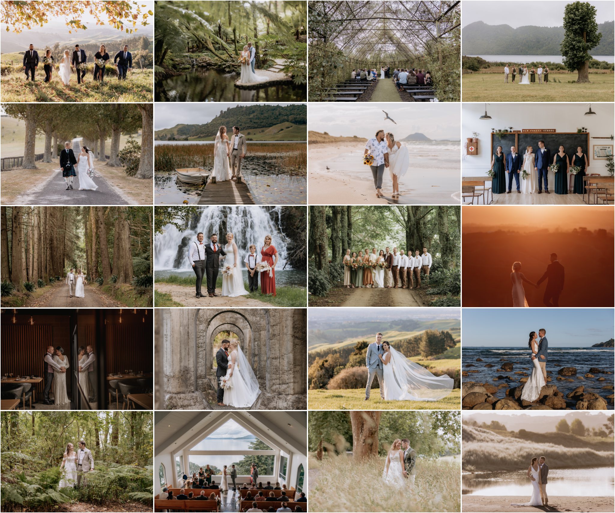 Images of New Zealand Wedding Venues