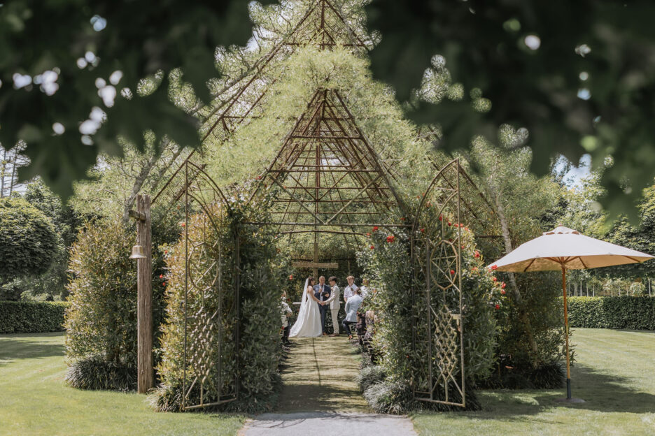 Outdoor tree church wedding photography Pure Images