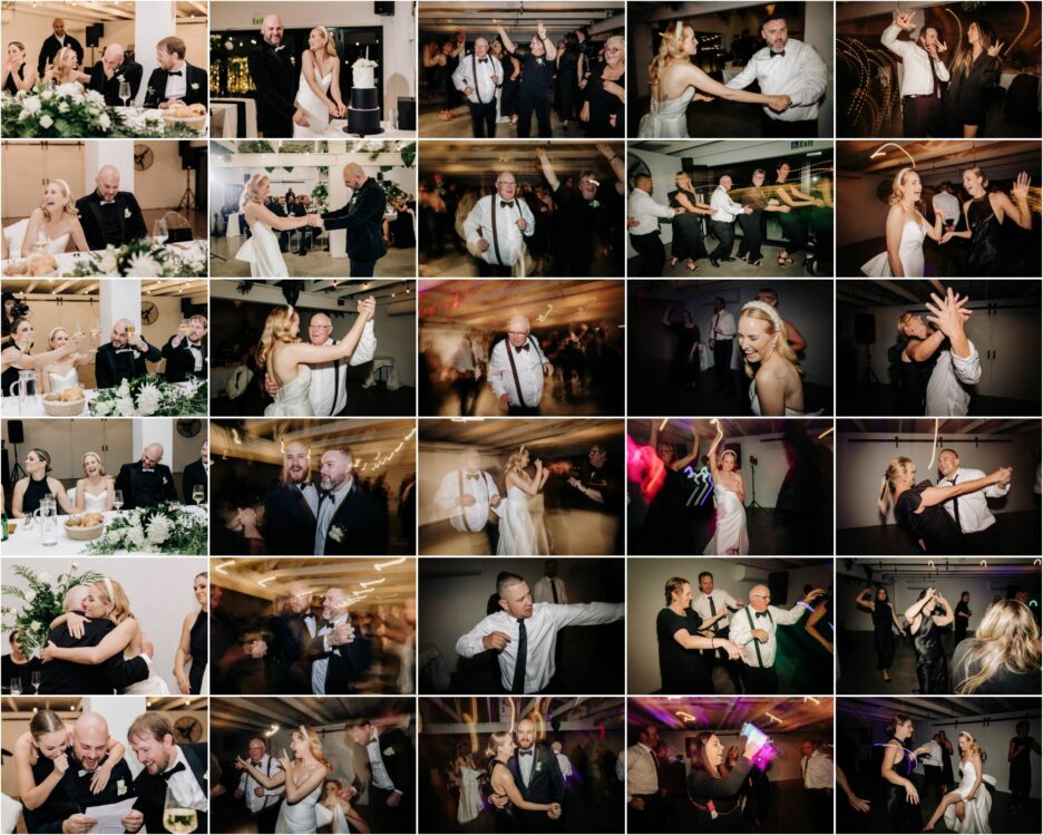 Dance photos at black walnut wedding venue reception