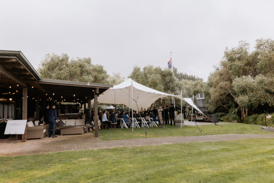 Canopy shelter eagle ridge wet weather wedding option